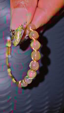 Image 1 of peach moonstone bracelet