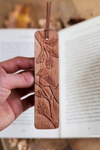 Image 1 of Long Tailed Tit in the Oak Tree Book Mark 