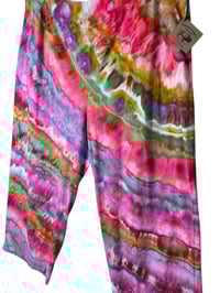 Image 7 of ♻️ UPCYCLED 2X Petite Plus Knit Pocket Pants in Euphoria Agate Ice Dye