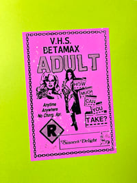 Image 1 of Adult VHS - Velvet Matte Print