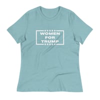 Image 2 of Women For Trump - Women's Relaxed T-Shirt from PatriotsCo.com