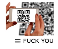 Image 2 of FU QR Code Shirt
