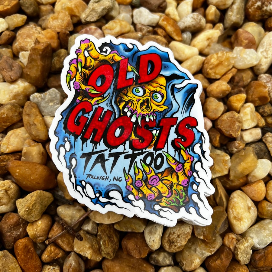 Image of Old Ghosts Reaper sticker 