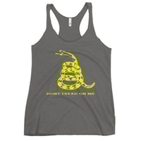Image 3 of Don't Tread On Me Women's Racerback Tank from PatriotsCo