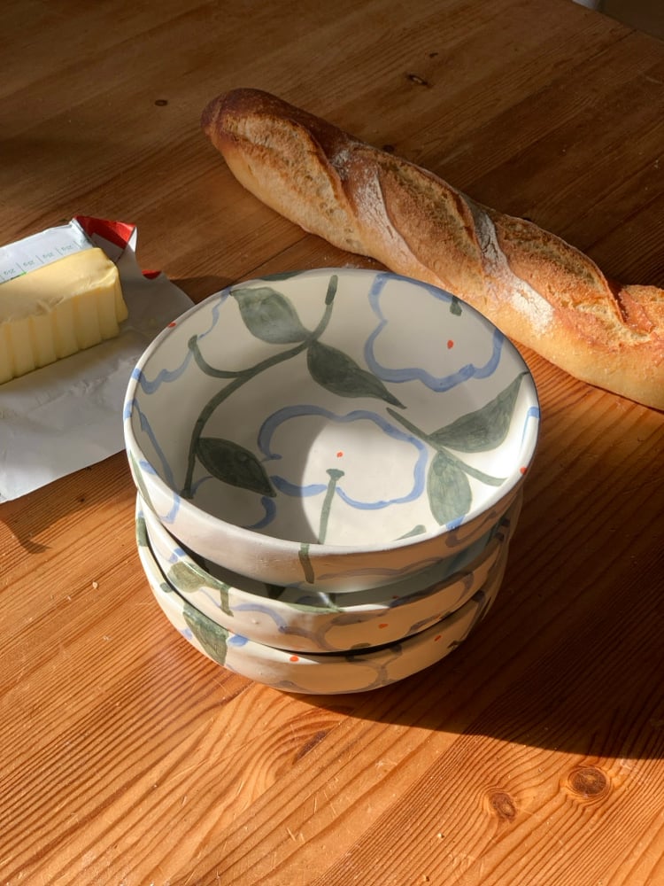 Image of Assiettes creuses cotons