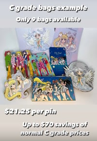 Image 1 of C grade pin bundles blind bags (each bundle includes 4 pins - value $135-155)