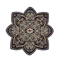 Image 1 of ALL SEEING EYE EMBROIDERED BACK PATCH 