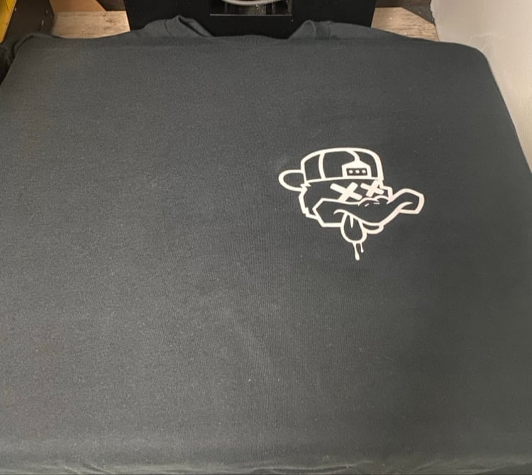 Image of Sitting duck pocket logo tee’s