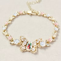 Image 1 of VirginMary Butterfly Bracelet