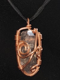 Black Phantom Lemurian Quartz Pendant #3 Minas Gerais, Brazil