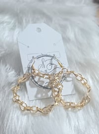 Image 2 of Gold Earrings 