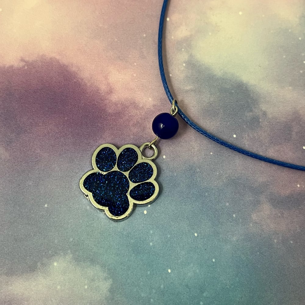 Image of Paw Print Necklace
