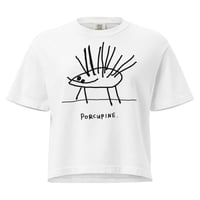 Image 1 of PORCU Women’s heavyweight boxy tee 