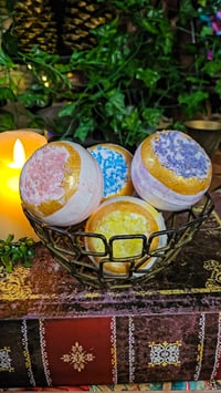 Image 1 of 👑The Armored Kingdom Crown Jewel Crystal Quartz Bath Bomb Fizzers