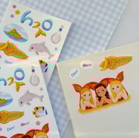 Image 2 of H20 Sticker Sheet (Glitter finish)