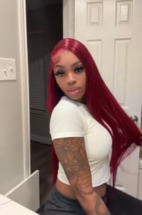 Image 1 of Burgundy 30inch 13x4