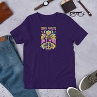 Image 1 of Make Quilts Not War Unisex t-shirt