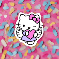 Image 2 of Kitty Vinyl Sticker