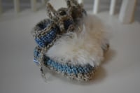 Image 10 of Wool Booties - 0-6 months - Handmade in Ireland