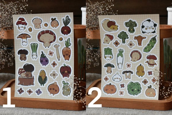 Image of Bearshroom Sticker Sheets