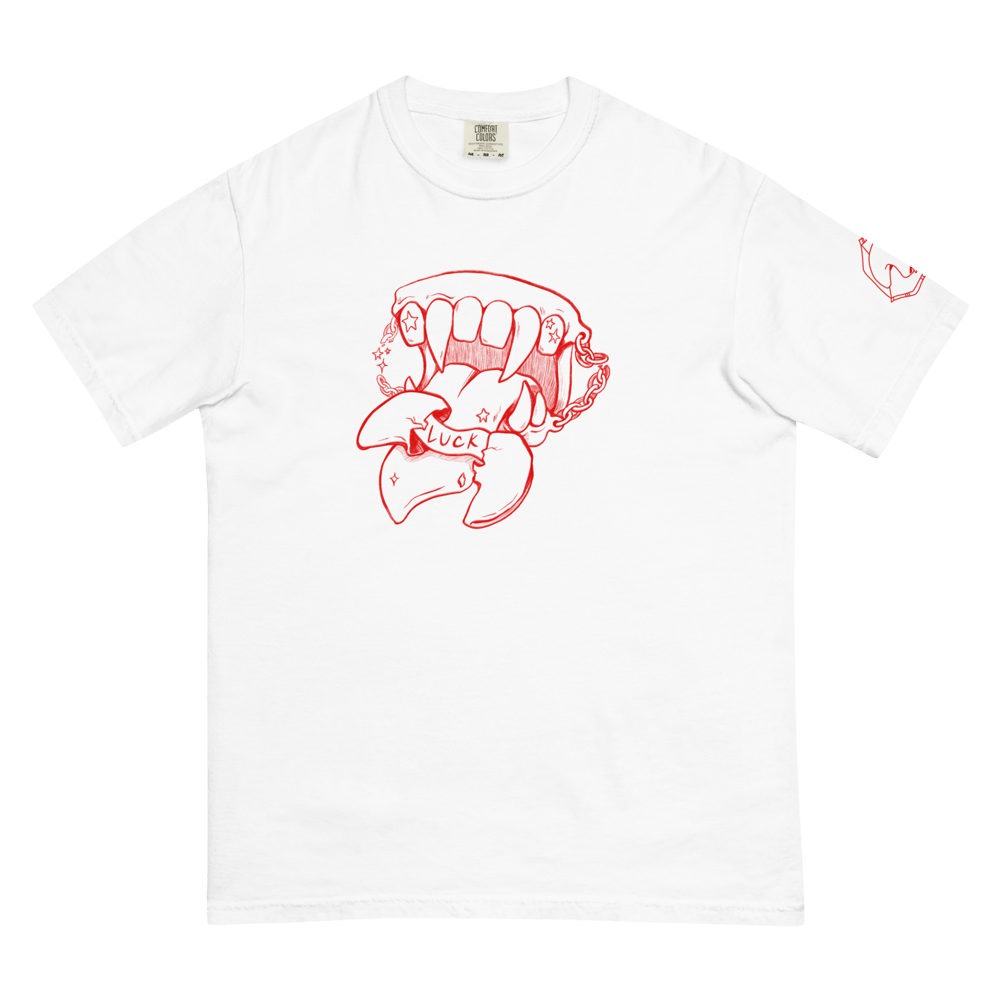 Image of Who Ate the Luck? | Unisex T-shirt Red Vers.