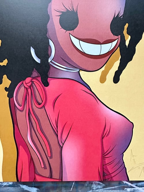 Image of “LAURYN IN RED” - Art Print