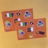 Image 1 of Spooky Treats Vinyl Sticker Sheet