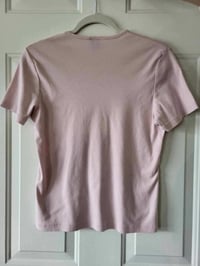 Image 3 of Size L Pink Block Printed T-Shirt