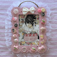 Image 1 of ⋆˚࿔ L deathnote picture frame