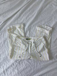 Image 1 of 00s White capri pants // 36