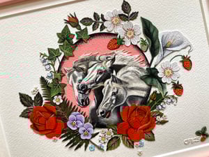 Image of Pharaoh's Horses Framed Cutouts Original