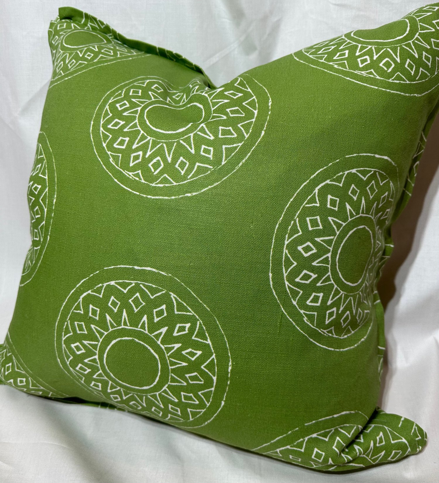 Image of Green suzany pillow set of 2