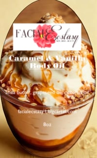 Caramel Vanilla Body Oil 8 oz