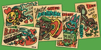 Set of 5 Valentine cards