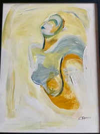 Image 3 of Mixed Media Figurative Drawing on Paper