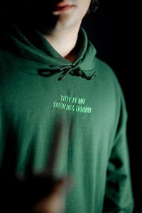 Image 4 of Embroidered Smoking Hoodie