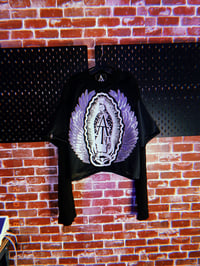 Image 3 of “BLESS FASHION” Double Layer Crop Mesh Shirt 