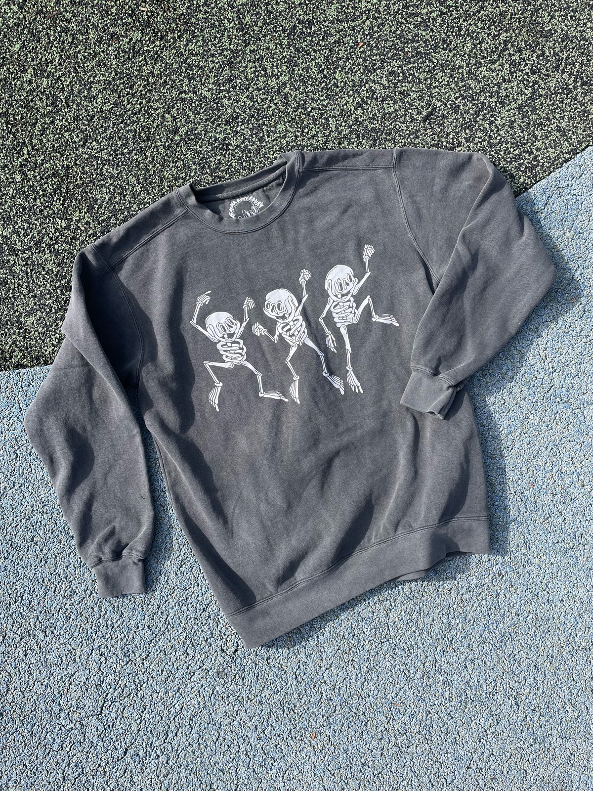 Skeleton crewneck hot sale