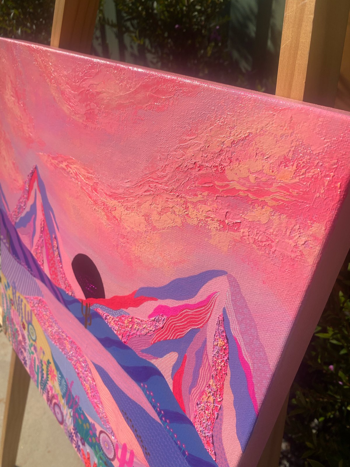 Original Artwork - Secrets Of Summer 46 x 46cms | Abbys-Artistry