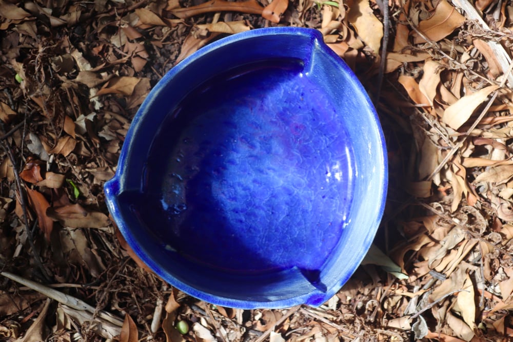 Image of Faceted blue