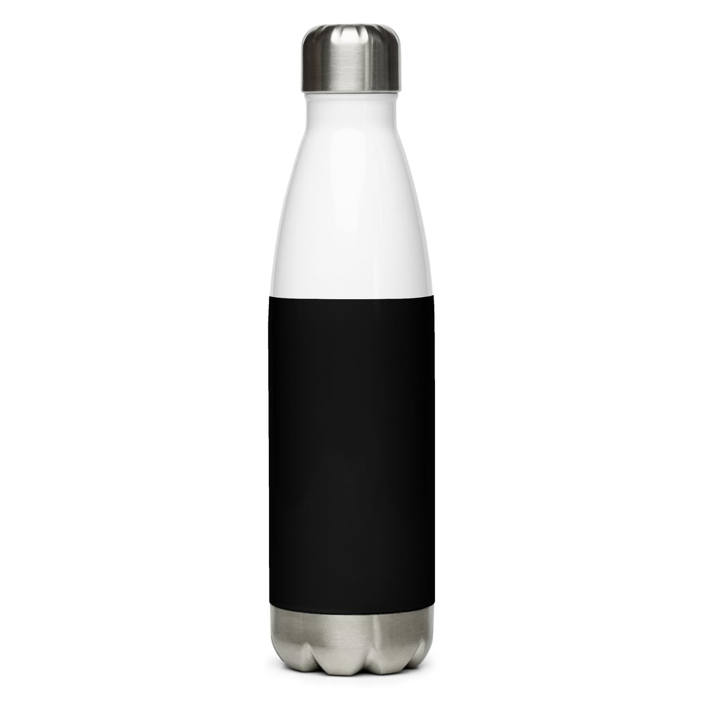 Acronym logo stainless steel water bottle