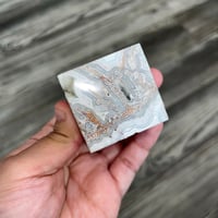 Image 3 of Mexican Crazy Lace Agate Floating Cube A