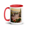 Peaceful Patio Garden Mug - Red