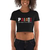PAISAI Women's Crop Tee (Black) [Collage Collection]