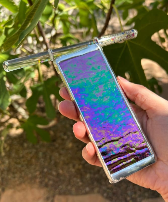 Image of Silver Mandala Mini AuraScope (junior size)