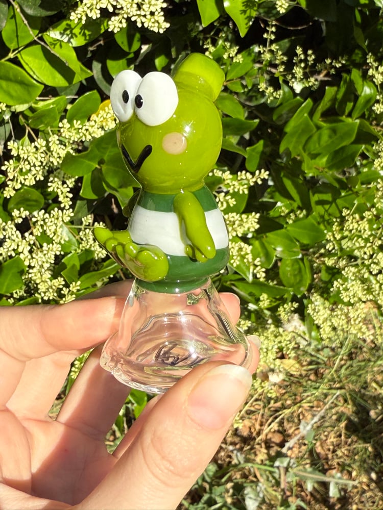 Image of Keroppi Fan-rio Puffco Peak Dry Top