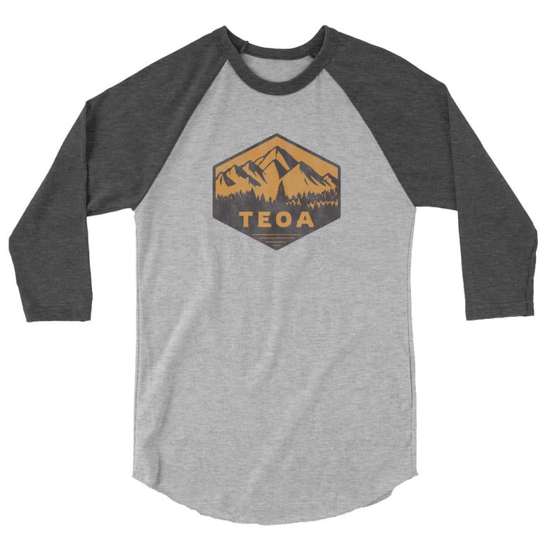 Image of NEW!  TEOA National Parks Logo Baseball Tee - 3/4 sleeve 