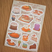 Image 2 of Melbourne Cafes Sticker Sheet