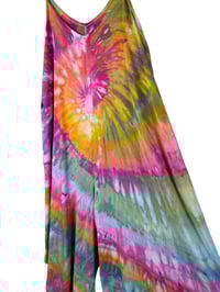Image 4 of L Woven Wide-Leg Jumpsuit with Pockets in Euphoria Spiral Ice Dye