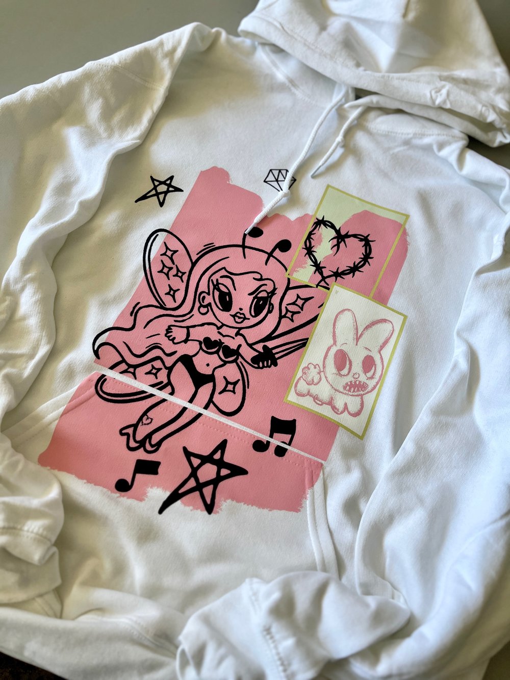 Image of Pre-Order Bichota Season Fairy Hoodie - White  